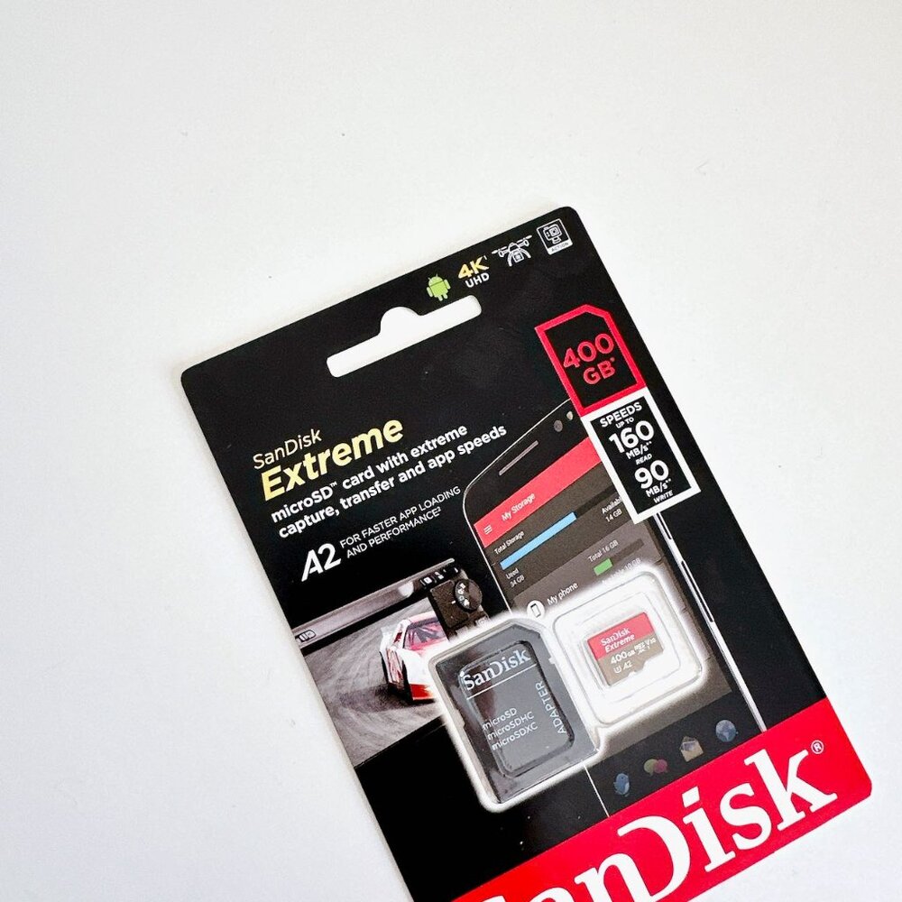 SANDISK EXTREME 400 GB MICROSD CARD WITH EXTREME CAPTURE, TRANSFER AND APP SPEED - Picture 5 of 10